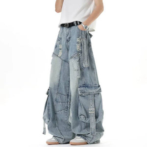Y2K Jeans Multi Pockets Casual