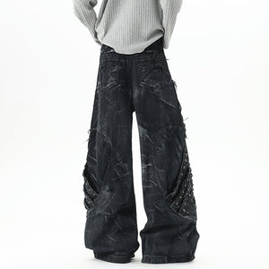 Y2K Men's Jeans Camouflage Printing