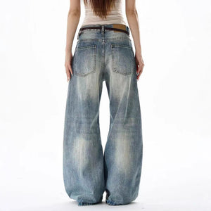 Y2K Jeans Solid Color Casual