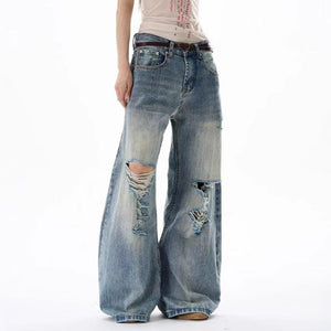 Y2K Jeans Solid Color Casual