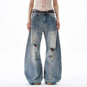 Y2K Jeans Solid Color Casual