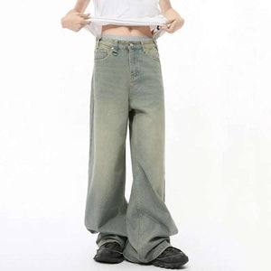 Y2K Jeans Straight Droop