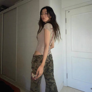 Y2K Knitted Irregular Tops