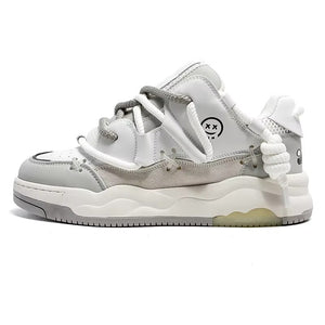 Y2K Leather Skateboard Shoes