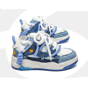 Y2K Leather Skateboard Shoes