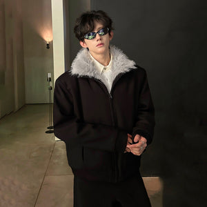 Y2K Men's Fur Jacket