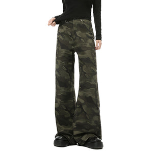 Y2K Men's Jeans Camouflage Printing