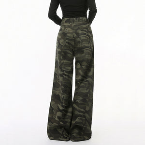 Y2K Men's Jeans Camouflage Printing