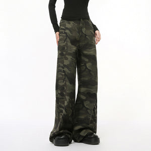 Y2K Men's Jeans Camouflage Printing