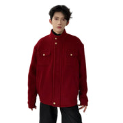 Blousons en Laine Y2K pour Homme