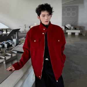 Y2K Men's Woolen Jackets