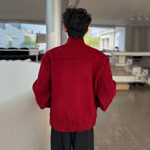 Y2K Men's Woolen Jackets