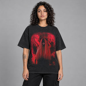 Y2K Monster Graphic T Shirts – worn by a woman