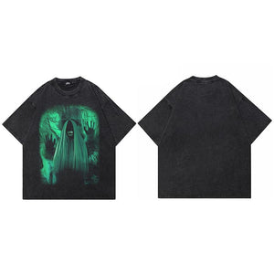 Y2K Monster Graphic T Shirts