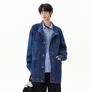 Y2K Multi Pockets Long Jackets