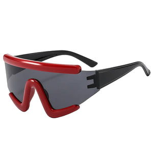 Y2K One-Piece Cyberpunk Sunglasses
