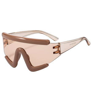 Y2K One-Piece Cyberpunk Sunglasses