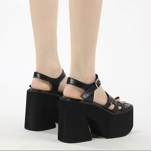 Y2K Open Toe Casual Shoes