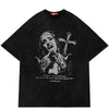Y2K Oversized Cross T-Shirt