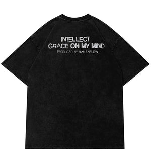 Y2K Oversized Cross T-Shirt
