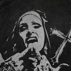 Y2K Oversized Cross T-Shirt