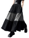 Y2K Patchwork Denim Skirt