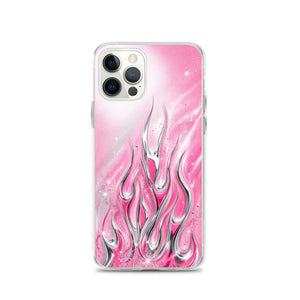 Y2K Pink Flames Phone Case
