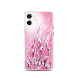 Y2K Pink Flames Phone Case