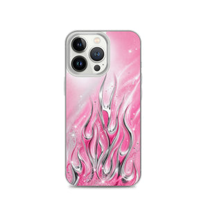 Y2K Pink Flames Phone Case