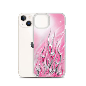 Y2K Pink Flames Phone Case