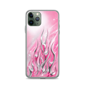 Y2K Pink Flames Phone Case