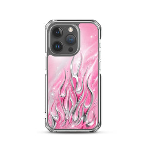 Y2K Pink Flames Phone Case