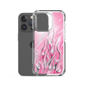Y2K Pink Flames Phone Case