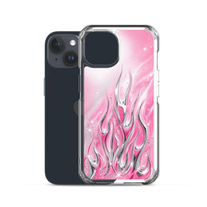 Y2K Pink Flames Phone Case