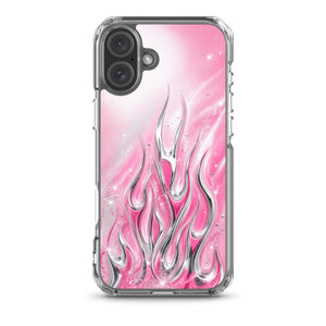 Y2K Pink Flames Phone Case