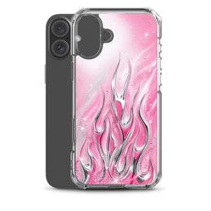 Y2K Pink Flames Phone Case