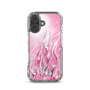 Y2K Pink Flames Phone Case
