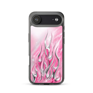 Y2K Pink Flames Phone Case