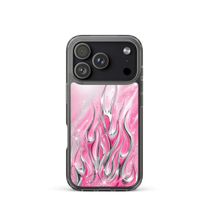 Y2K Pink Flames Phone Case