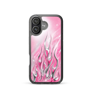 Y2K Pink Flames Phone Case