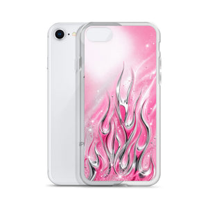 Y2K Pink Flames Phone Case