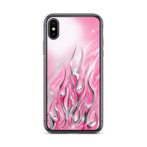 Y2K Pink Flames Phone Case