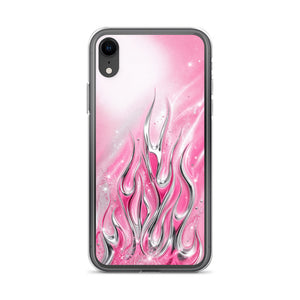 Y2K Pink Flames Phone Case