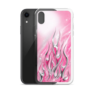 Y2K Pink Flames Phone Case