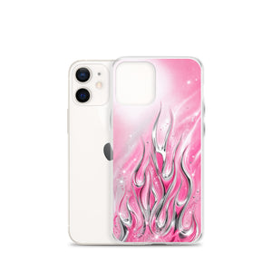 Y2K Pink Flames Phone Case