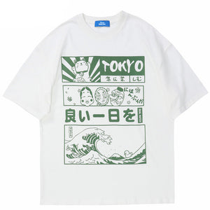 Y2K Print Shirt Cotton