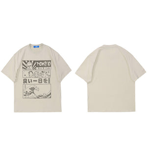 Y2K Print Shirt Cotton