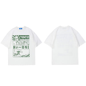 Y2K Print Shirt Cotton