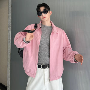 Y2K Print Zipper Jacket