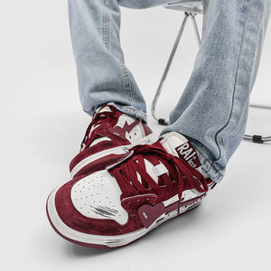 Y2K Red Sneakers Shoes